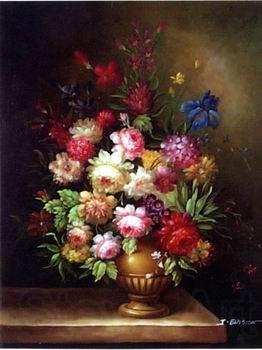 unknow artist Floral, beautiful classical still life of flowers.046 Spain oil painting art